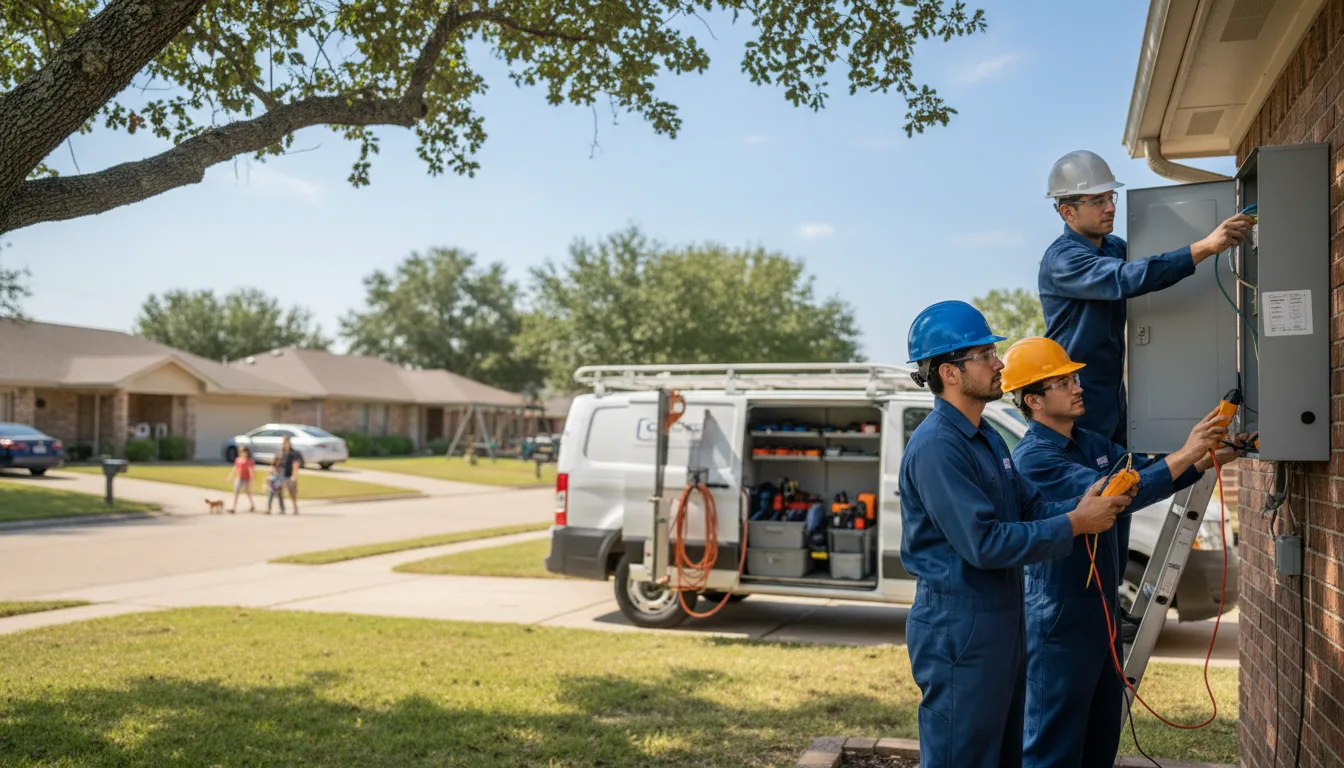 Certified electrician providing emergency electrical services in Arlington, WI